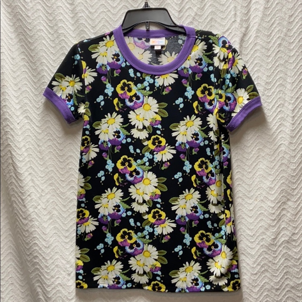 LulaRoe size small multicolored floral print top